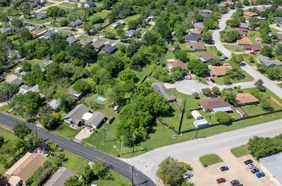 aerial view of Bryan