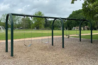 existing Bonham Park swingset.