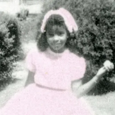 Sunny Nash as a young girl.
