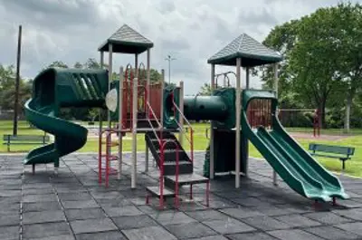 existing Tanglewood Park playground equipment.