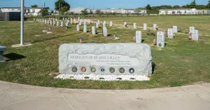Bryan City Cemetery Annex Veterans Section.