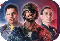 Bryan Police Department employees in uniform for various roles