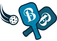 Bryan-branded pickleball paddles and ball.