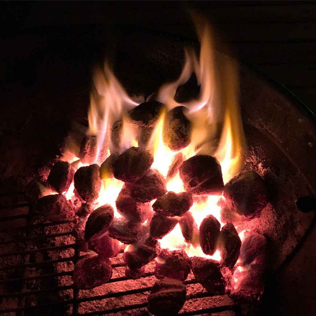 picture of charcoal fire