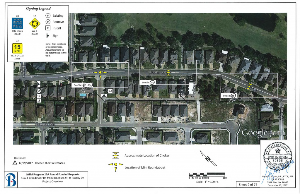 Broadmoor: Map of Traffic Calming Devices along Broadmoor Drive_Page_2