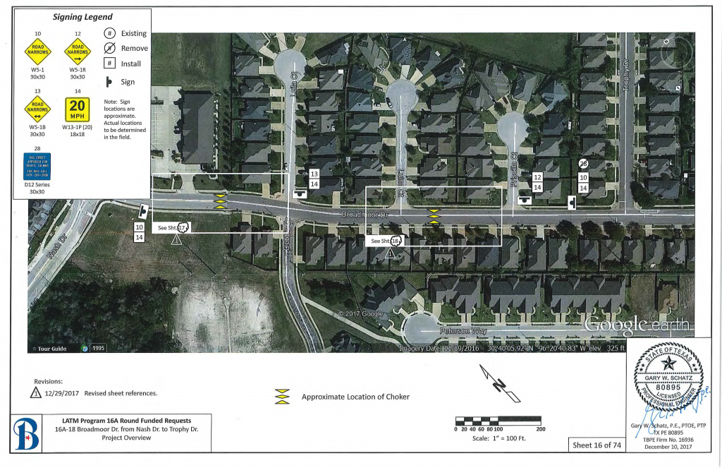 Broadmoor: Map of Traffic Calming Devices along Broadmoor Drive_Page_3