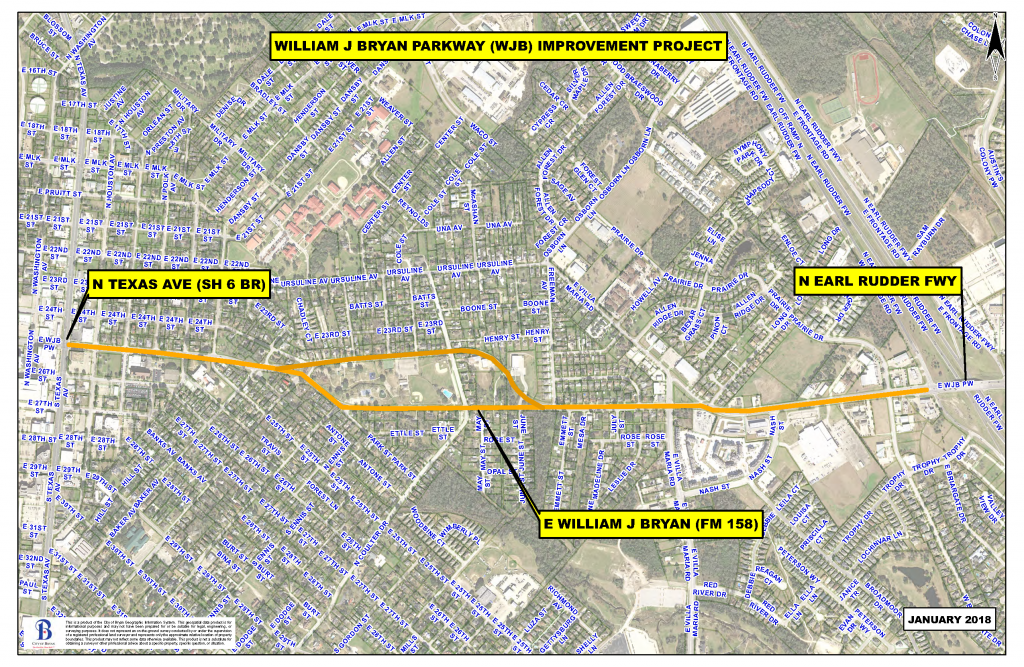 WJB Improvements Project Overall Map