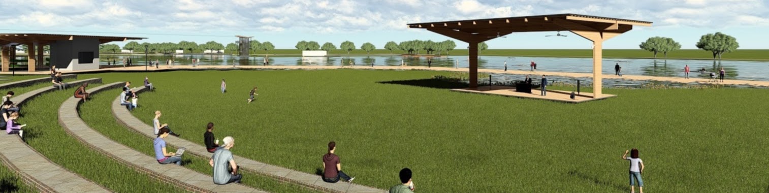rendering of possible new Bryan Regional Park amenities