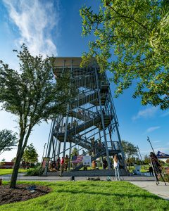 Tower location of Bryan Firefighter stair climb on 9/11