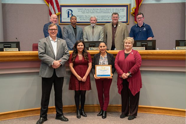 Bryan Vital Statistics Office honored for exemplary work