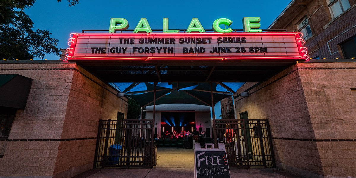 palace theater in downtown bryan