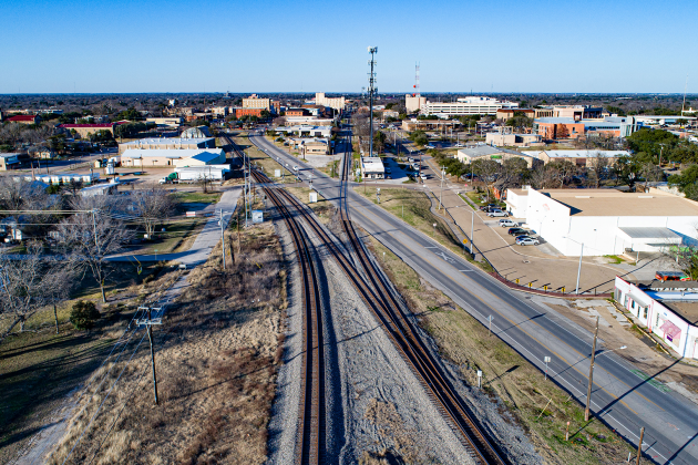 downtown quiet zone - railroad tracks