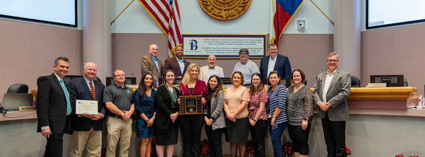 Bryan’s Planning Department wins sixth consecutive excellence award
