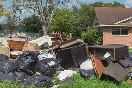 flood debris