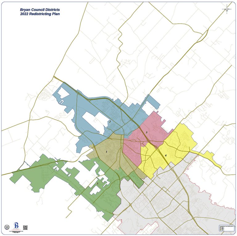 2022 Redistricting Plan City of Bryan, Texas