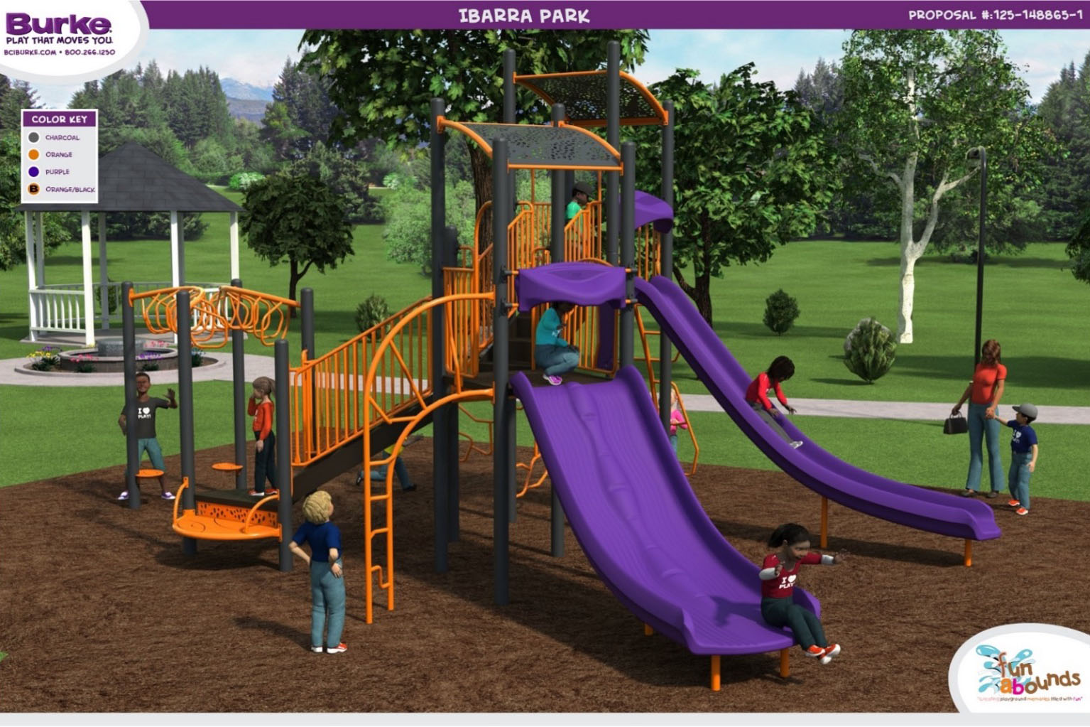 Rendering of new playground set