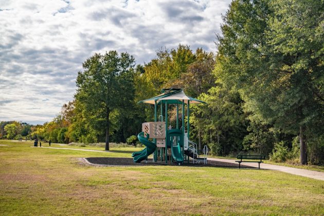 Photo of Greenbrier Park playground.