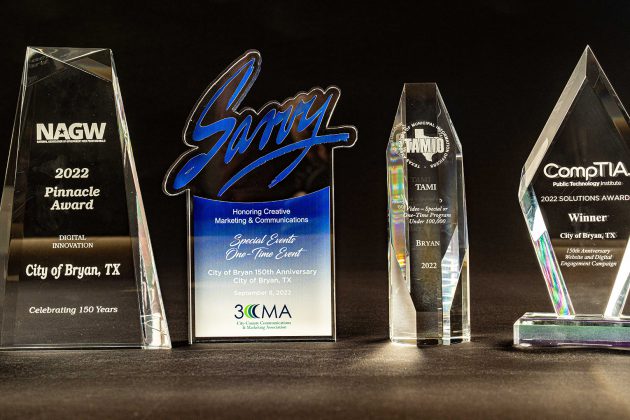 City of Bryan honored with state and national awards for communications and marketing