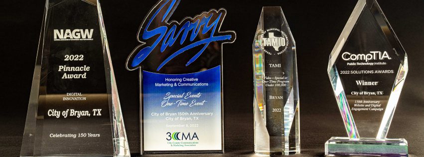 City of Bryan honored with state and national awards for communications and marketing