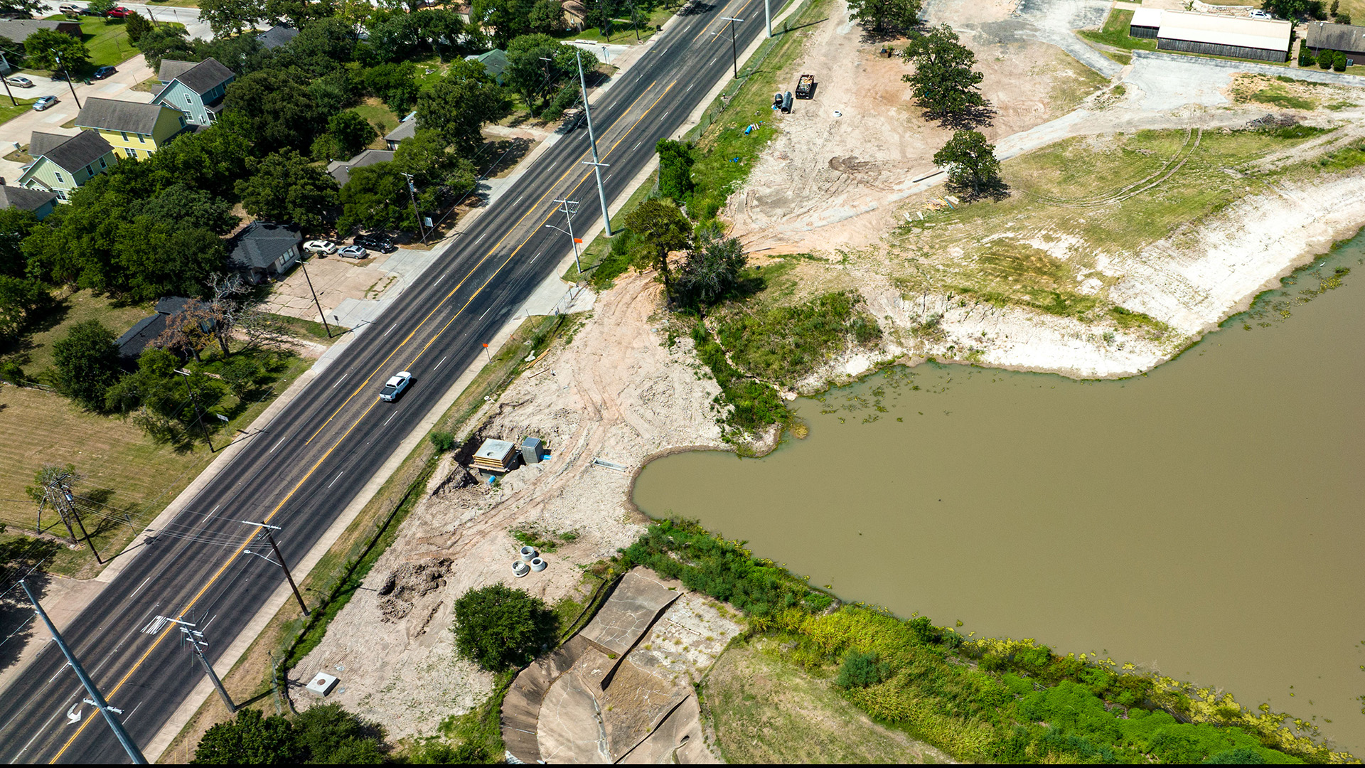 midtown park lake dam