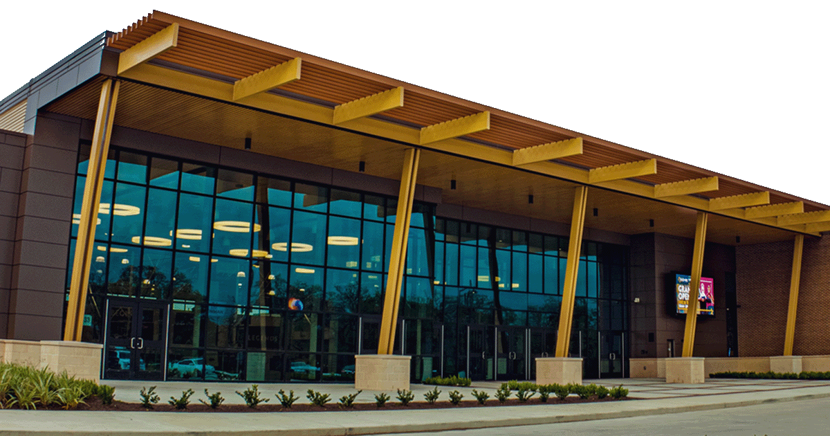 Image of legends event center exterior.