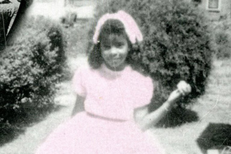 Sunny Nash as a young girl.