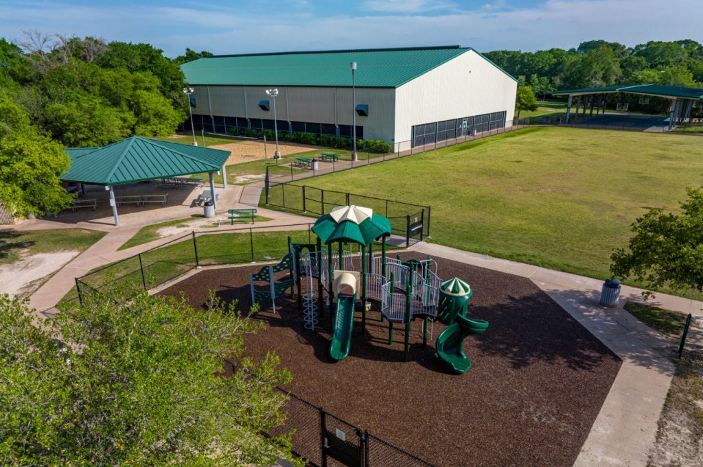 New Austin Colony Playground drone photo.