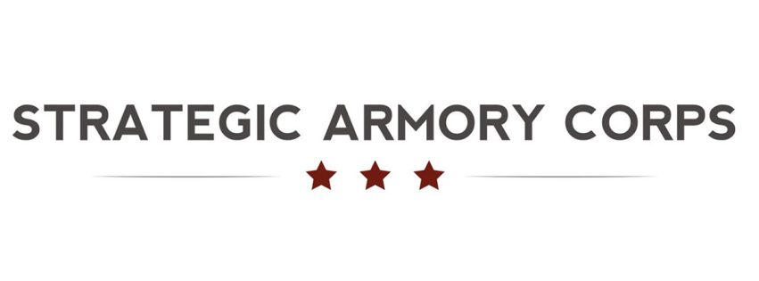 Strategic Armory Corps logo.
