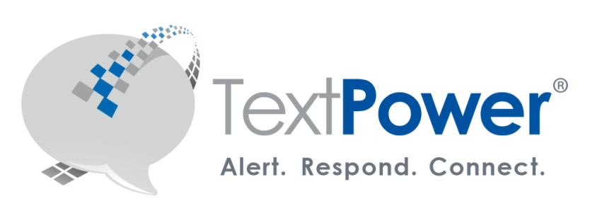 Text Power logo. This logo represents the new text messaging service that BTU has implemented to keep customers informed.