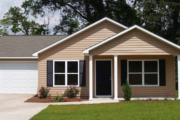 A model home from the Community Development department's Home Foundation Initiative.