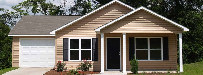 A model home from the Community Development department's Home Foundation Initiative.