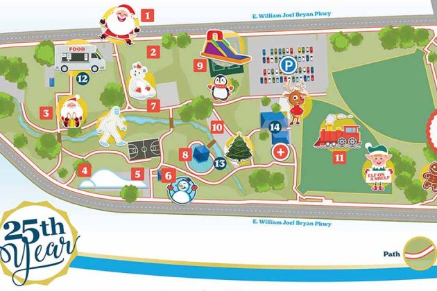 holiday magic map