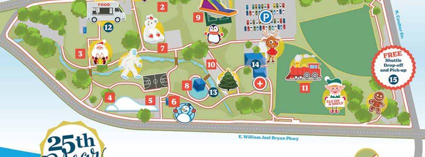 holiday magic map