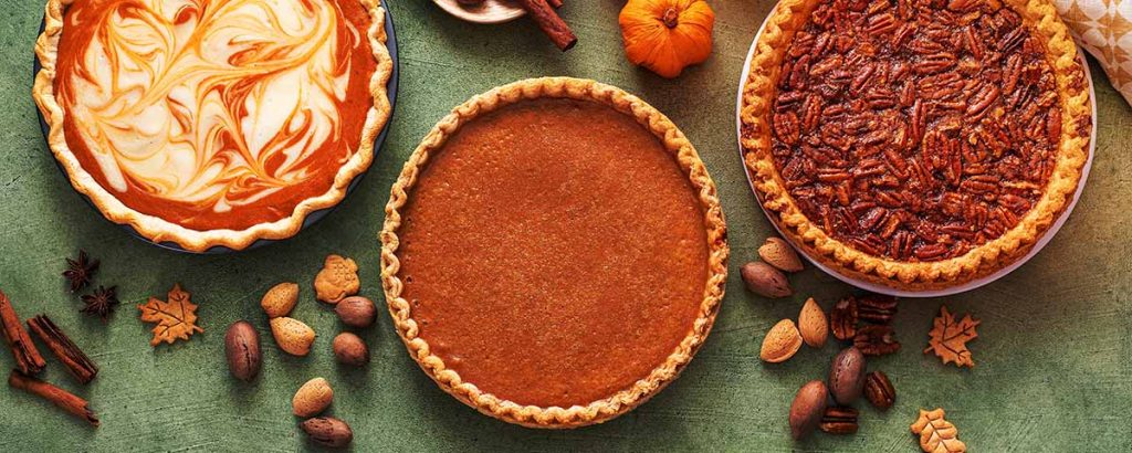 Thanksgiving pies.