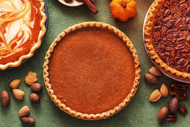 Thanksgiving pies.