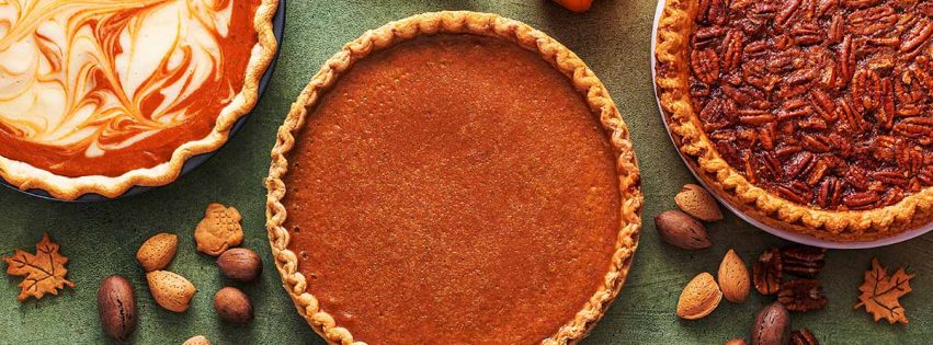 Thanksgiving pies.