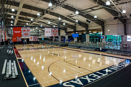 Interior of Legends Event Center.