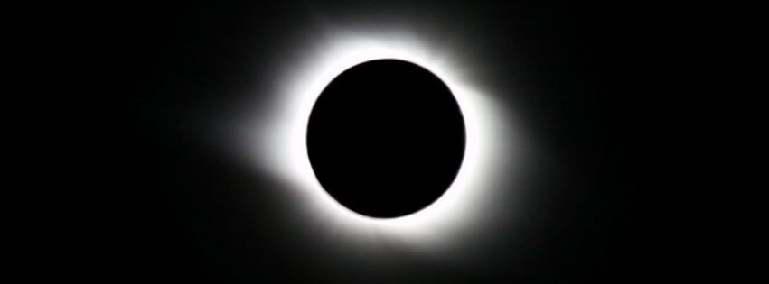 A total eclipse of the sun.