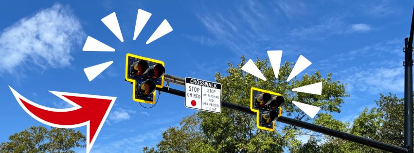 High-Intensity Activated Crosswalk (HAWK) pedestrian traffic light signals