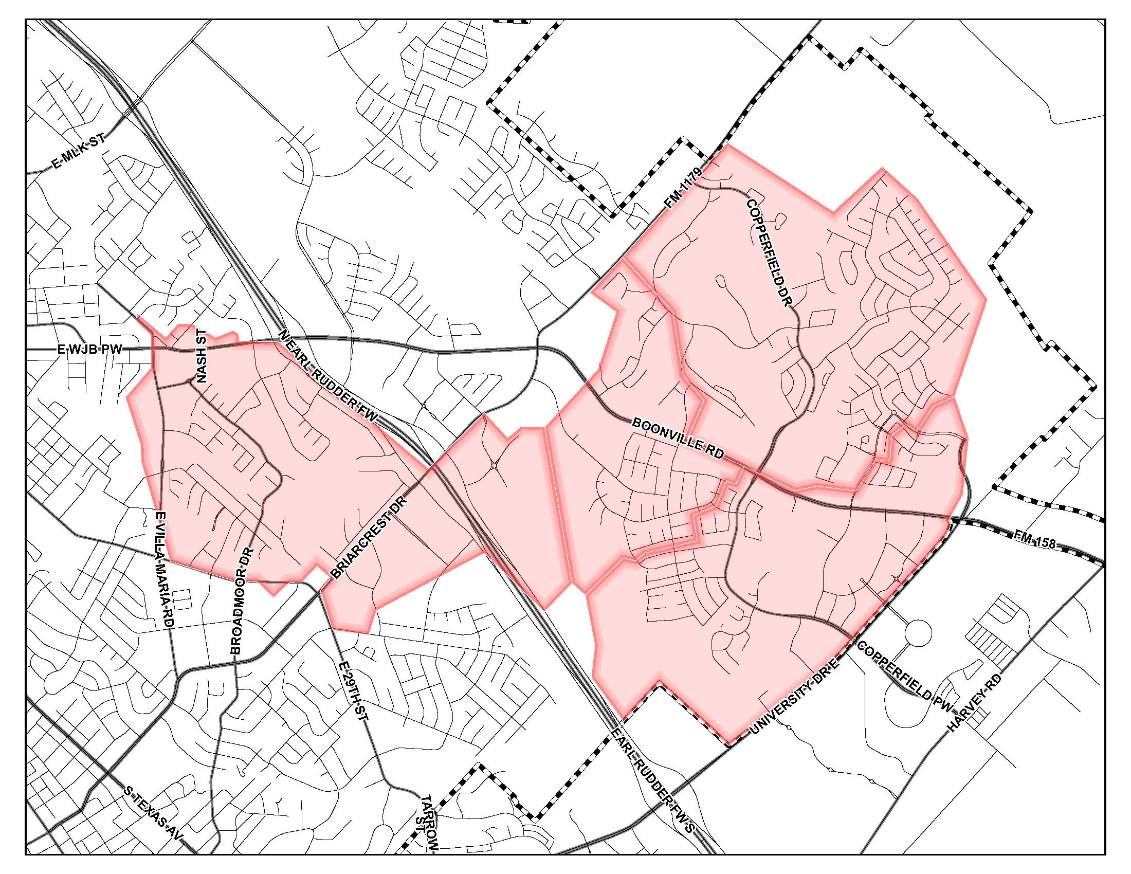Map of Smoke Testing area for December 2025